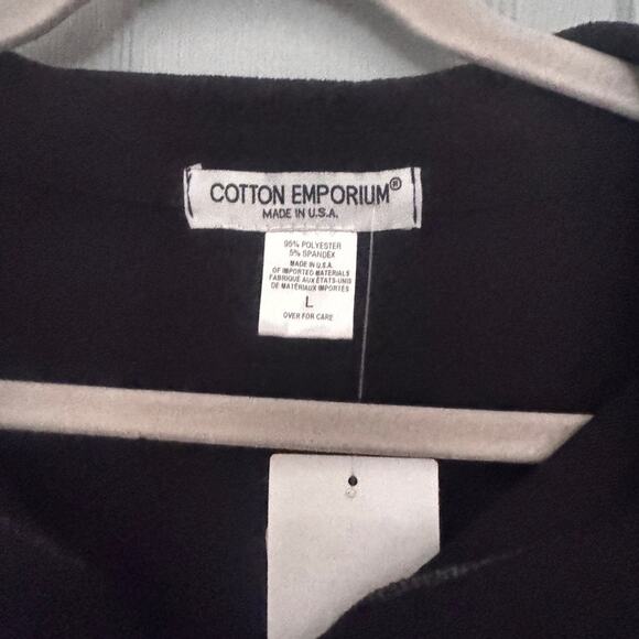 Cotton Emporium Black Sleeveless Crop Tank Top - Picture 2 of 4